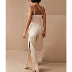 ML Monique Lhuillier Doutzen V-Neck Jumpsuit